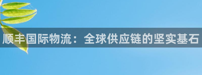 超凡国际客服电话:顺丰国际物流:全球