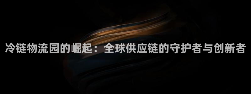 超凡国际游戏链接：冷链物流园的崛起：